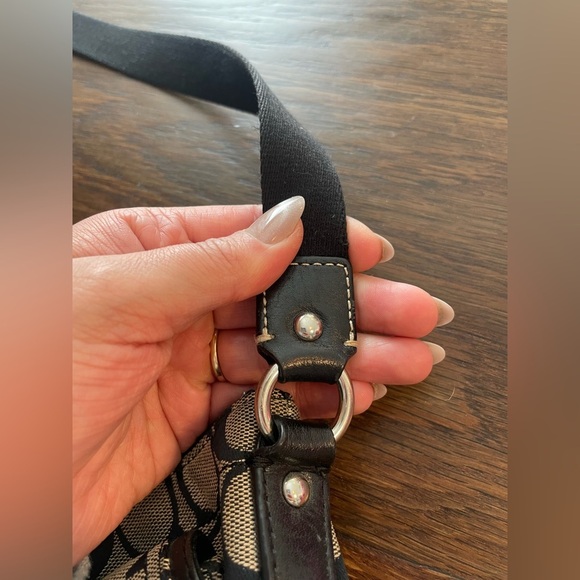 Coach Classic Block Logo Print Crossbody Bag - Picture 5 of 10